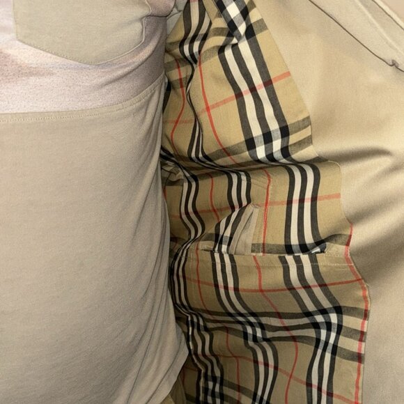 Vintage Burberry Trench Coat Tan Color Men’s Authentic Size 40 - Picture 11 of 11